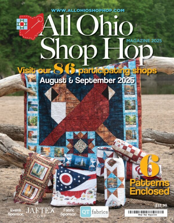 Cover of the 2025 All Ohio Shop Hop magazine